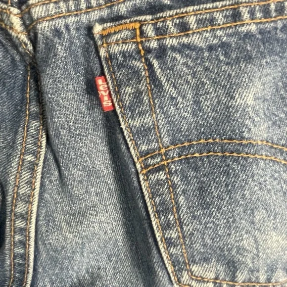 Levis 501xx Vtg 90's Men's Denim Blue jeans TAG 35Wx32L Button Fly MADE IN USA.